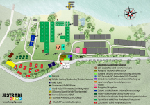 Kemp Jestřabí Lipno Mapka kempu
