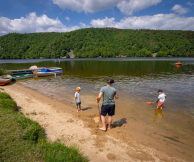Marina Glamping Nová Živohošť pláže nádrže slapy
