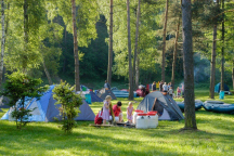 Kanak - půjčovna lodí, kemp Branná Plocha pro stany