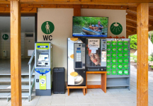 Kanak - půjčovna lodí, kemp Branná Bankomat, nabíjení telefonů