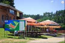 Autocamp Wilsonka na Dalešické přehradě restaurace