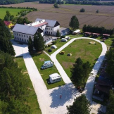 Karavan Kemp Zlosin Pohled z dronu