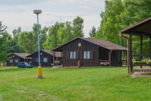 Autocamping Rozkoš  Chaty horní 4L pokoje