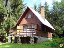 Chatová osada JAF Lipno 4L chata Flora, 1x ložnice, kuchynka, sprcha, splach. WC,