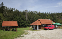 Tábořiště u hradu Dívčí kámen 