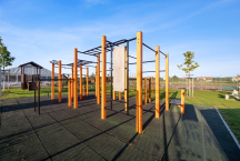 Koupaliště a kemp Lodín Workout hřiště ve Standard kempu