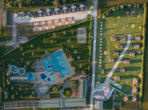 Koupaliště a kemp Lodín Rozmístění chatek