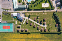 Koupaliště a kemp Lodín Standard kemp z výšky