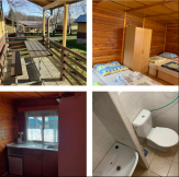 Camp Velkopařezitý 4L chata Boubín s kuchynkou a WC