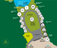 Autokemp Kačer Mapa areálu