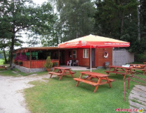 Autocamp Slunečná Zahradní restaurace