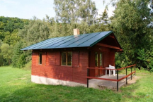 CHATY  SÁZAVA Areál 3 - 4,5L chaty, WC, sprcha, kuchyn, kamna