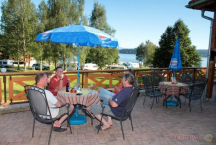 Autocamp Jenišov - Lipno Restaurace terasa