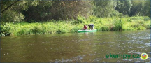 Kemp Viking řeka Vltava