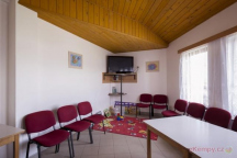 Koupaliště a kemp Lodín Společenská místnost ve Standard kempu