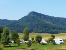 Camping Božanov kemp s krásným výhledem