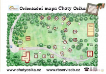 Chaty Osika Mapa kempu