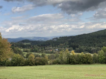 Okolí Račova pohled na kemp shora