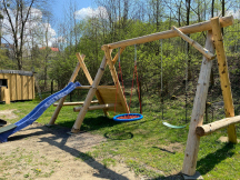 Kemp Ranč Bystřička dětské hřiště kemp 2