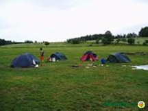 Tábořiště u hradu Dívčí kámen 