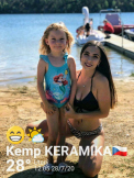 Kemp Keramika super koupání a vlastní pláž