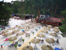 Chatová osada Jachta u Máchova jezera AQUAPARK STARÉ SPLAVY