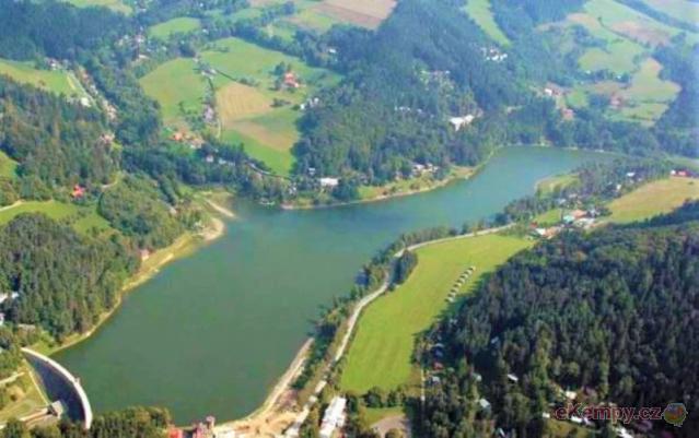 Kemp Ranč Bystřička přehrada Bystřička
