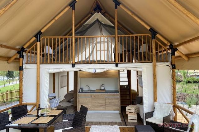Marina Glamping Nová Živohošť 6L Stany Safari Loft
