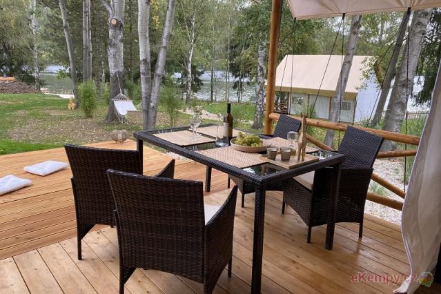 Marina Glamping Nová Živohošť 6L Stany Safari Loft