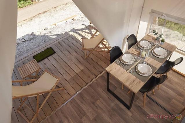 Marina Glamping Nová Živohošť 6L Stany Safari M Family