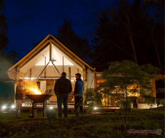 Marina Glamping Nová Živohošť vybavené  Glampingové stany