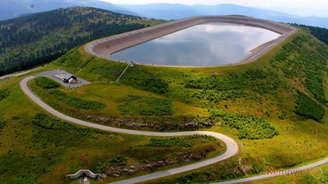 Rekreační areál Losinka elektrárna Dlouhé stráně Jeseníky