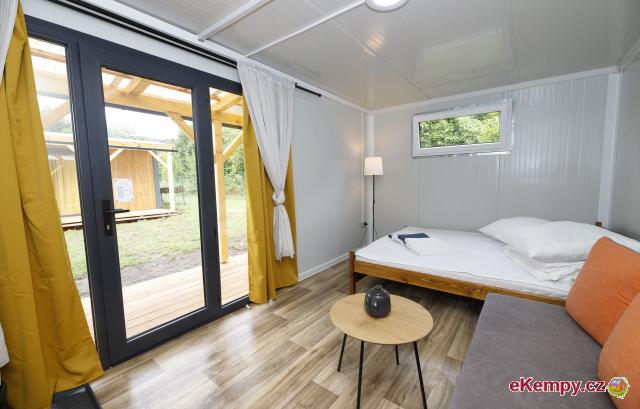 Kemp Děčín Bungalov s kuchyňským koutem