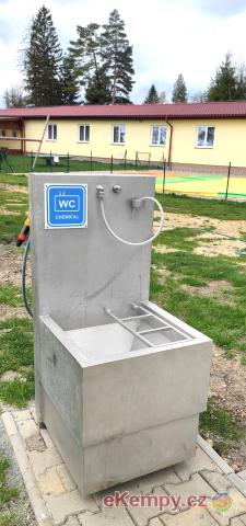 Rekreační areál Zbraslavice výlevka odpadu