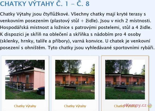 Kemp Hejtman Jih, Chlum u Třeboně Kemp Hejtman Jih